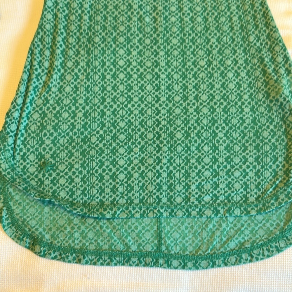 Athleta green hooded lightweight long top / coverup Size XS - Picture 11 of 14